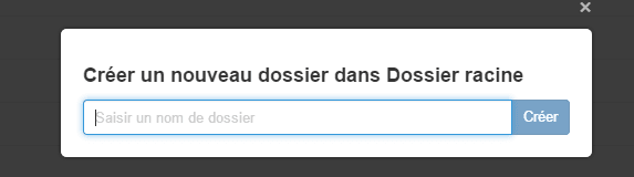 Créer un nouveau dossier dans Docman 3