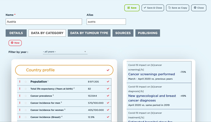 Time to Act, Data Navigator : l'équipe Agerix a orienté son développement Joomla afin de permettre à l'équipe de l'association ECO de lire facilement et simplement ses données